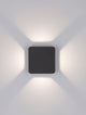 Serika LED Außenwandleuchte 3000K Anthrazit IP65 mit klarem Design und hochwertiger Oberfläche.