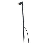 Seth LED projecteur sur piquet noir 40° IP44, piquet de jardin moderne en aluminium avec SMD-LED de 6W.