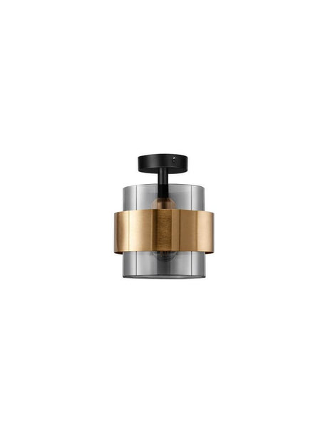 Lampada a soffitto Sianna Ø 18 cm oro, fumo, nero