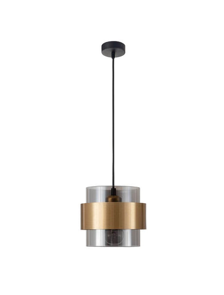 Sianna hanger lamp Ø 18 cm goud, rook, zwart