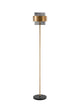 Sianna Stehlampe Gold, Rauch, Schwarz mit modernem Design und hochwertigen Materialien.