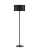 Sibnia Stehlampe E27 Ø 45cm mit elegantem Schwarz und moderner Form für einladende Atmosphäre.