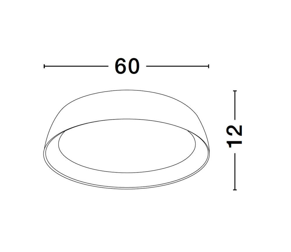 Sigi loft lampe Ø 60 cm 3000K