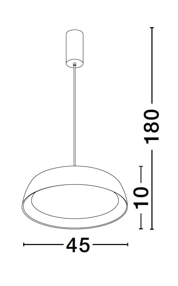 Sigi  Pendelleuchte Ø 45cm 3000K