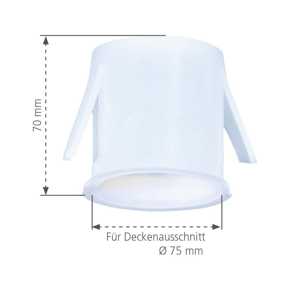 Robuste Silikon-Schutzkappe für Einbauleuchten Ø 75mm