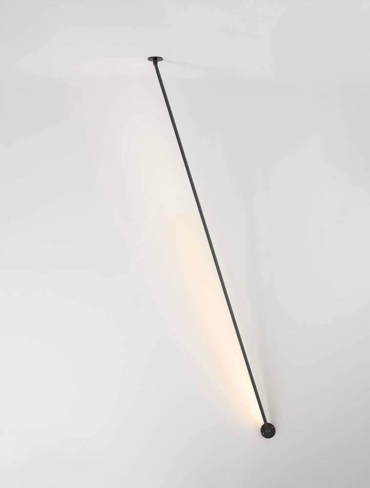Sima LED Wandleuchte Ø 8cm 3000K in modernem Design, an der Wand montiert.