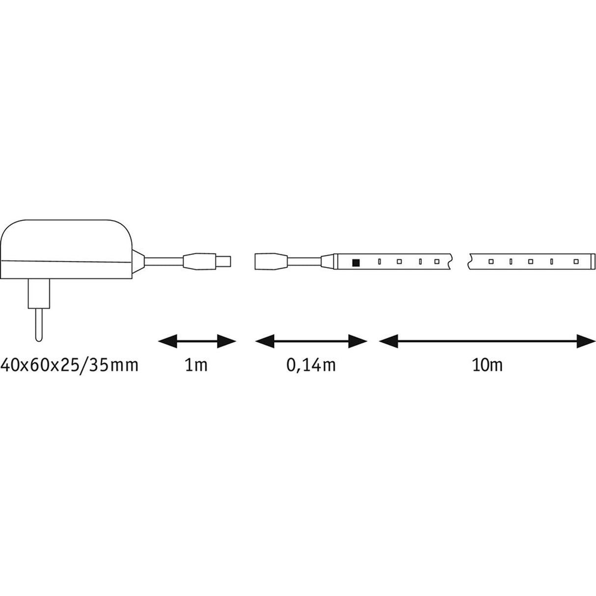 SimpLED Motion-Strip RGB Basis-Set 10m