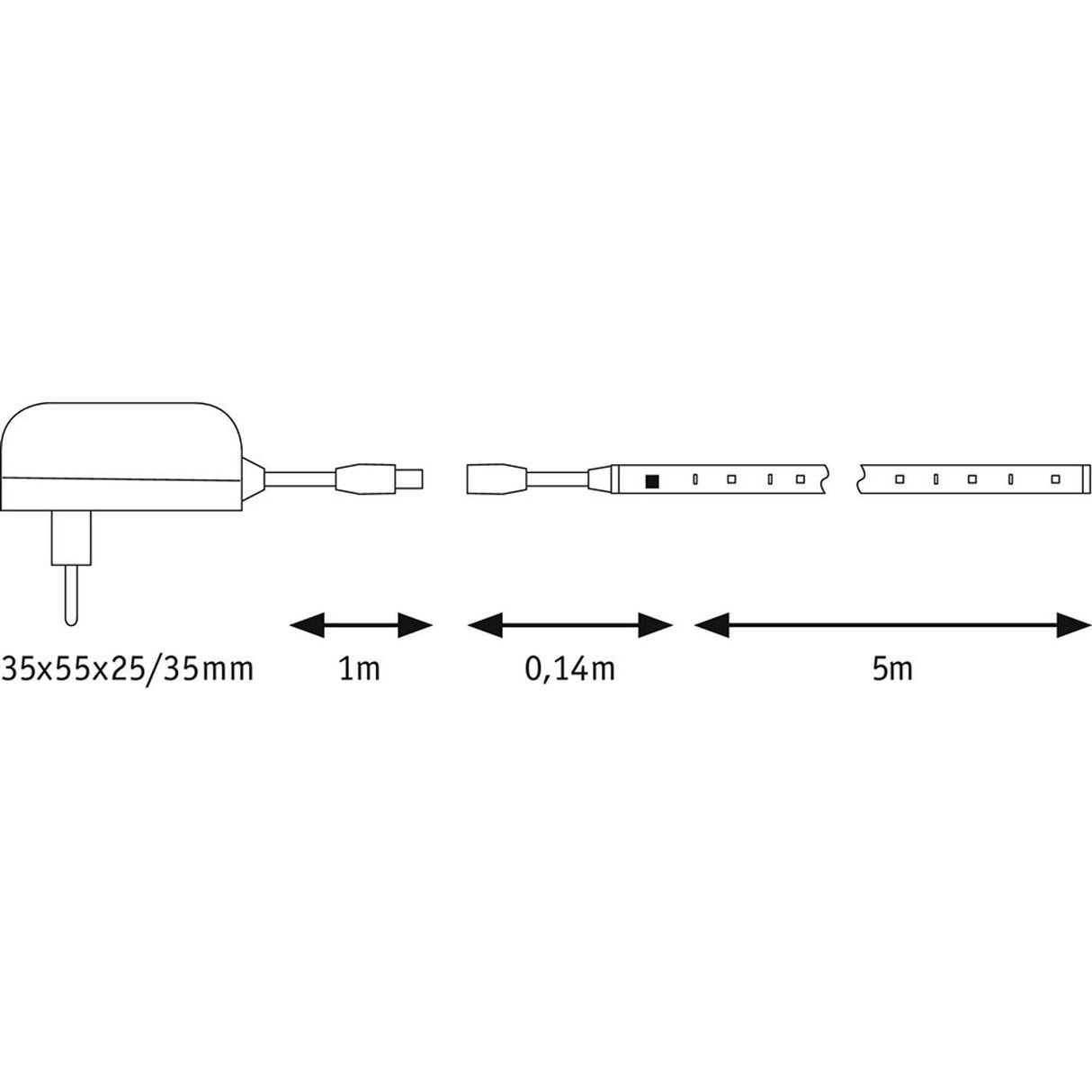 SimpLED Motion-Strip RGB Basis-Set 5m