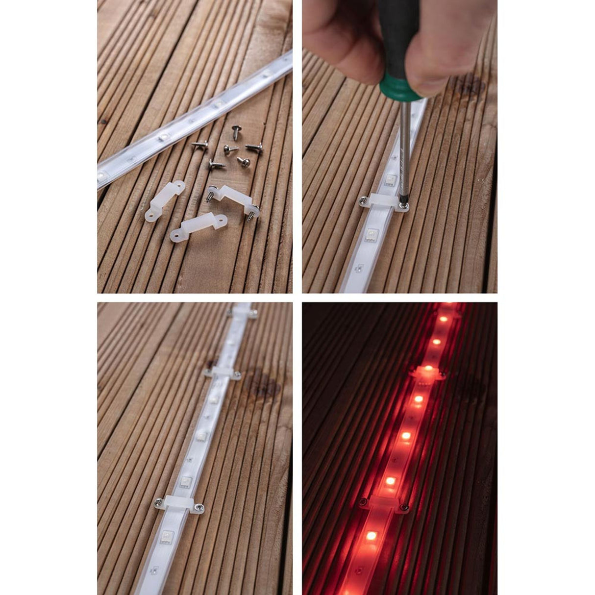 SimpLED Strip Outdoor 3m Basis-Set 72 LEDs RGB IP44