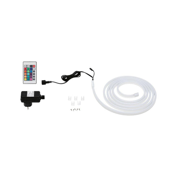 SimpLED Strip Outdoor 3m Basis-Set 216 LEDs RGB IP44 mit Fernbedienung, Netzteil und Montagematerial