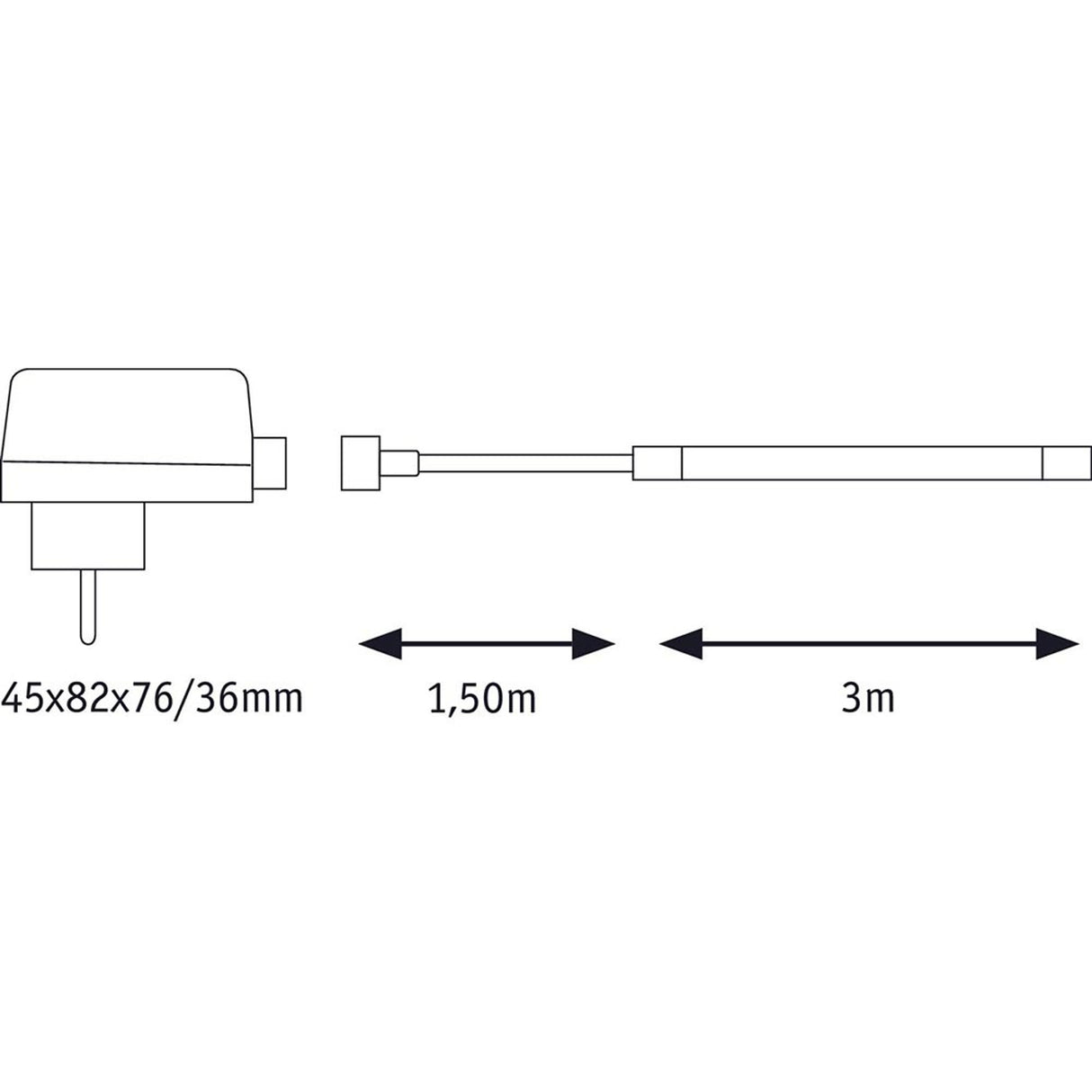 SimpLED Strip Outdoor 3m Basis-Set 6500K IP65