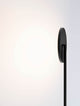 Sinkro LED Stehlampe Ø 25,2cm 3000K mit Drehschalter schlanke weiße Stehlampe aus Aluminium, warmes Licht, minimalistisches Design