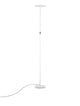 Sinkro LED Stehlampe Ø 25,2cm 3000K mit Drehschalter weiße Standlampe aus Aluminium, schlankes modernes Design für Wohn- und Schlafzimmer