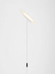 Sinkro LED Stehlampe Ø 25,2cm 3000K mit Drehschalter - schlanke weiße Nova Luce Stehlampe aus Aluminium, warmes Licht, einladendes Design