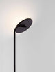 Sinkro LED Stehlampe Ø 25,2cm 3000K mit Fußschalter - elegant, modernes Design mit schwenkbarem Leuchtkopf.
