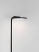 Sinkro LED Stehlampe Ø 25,2cm 3000K mit Fußschalter - elegantes Design in Schwarz