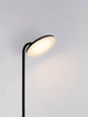 Sinkro LED Stehlampe Ø 25,2cm 3000K mit Fußschalter - elegantes Design mit schwenkbarem Leuchtkopf.