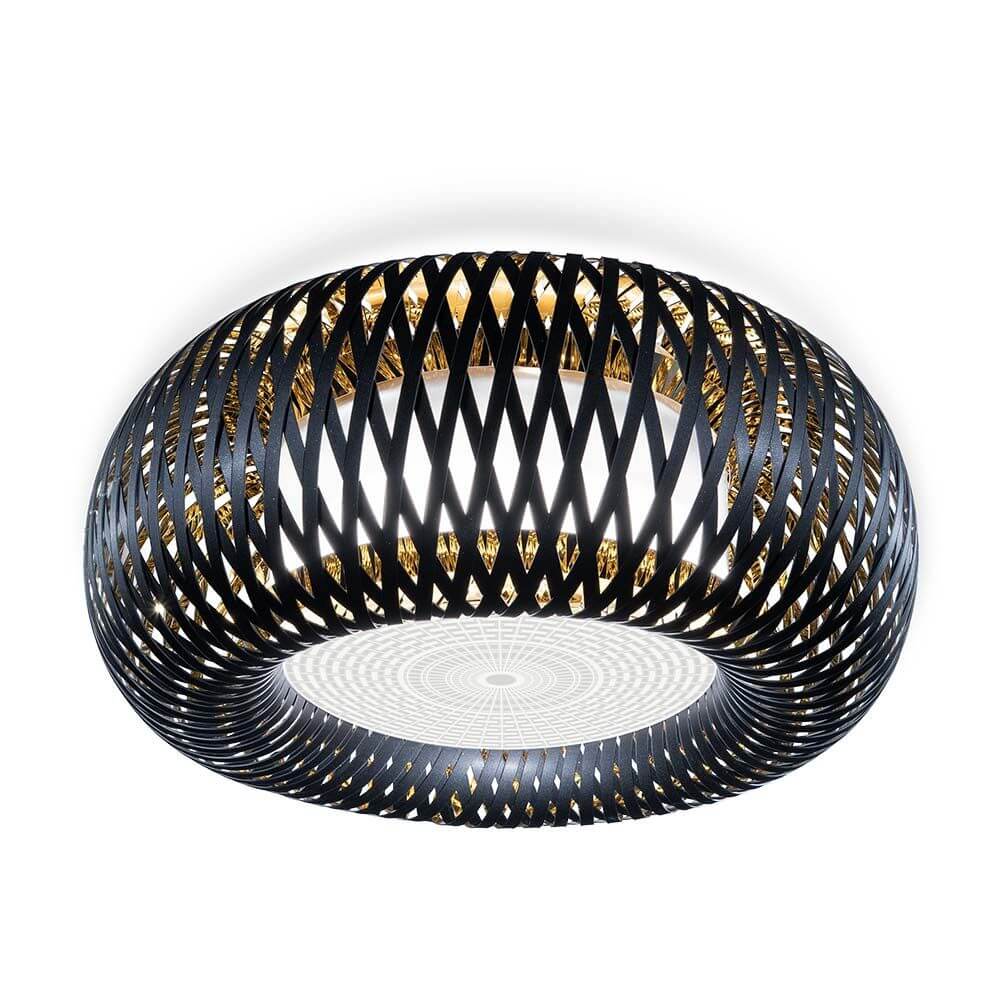 Slamp Decken- & Wandlampe Kalatos Ø 63cm in modernem Design mit geflochtenem Muster.