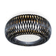 Slamp Decken- & Wandlampe Kalatos Ø 63cm in modernem Design mit geflochtenem Muster.