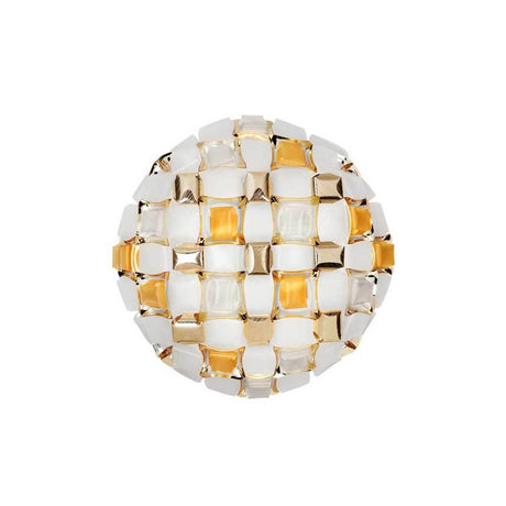 Slamp Decken- & Wandlampe Mida in eleganter, mehrfarbiger Design-Detailansicht.
