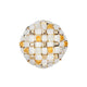 Slamp Decken- & Wandlampe Mida in eleganter, mehrfarbiger Design-Detailansicht.