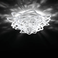 Slamp lampada da soffitto Aurora Mini Bianco - elegante lampada da soffitto con nucleo cristallino in bianco.