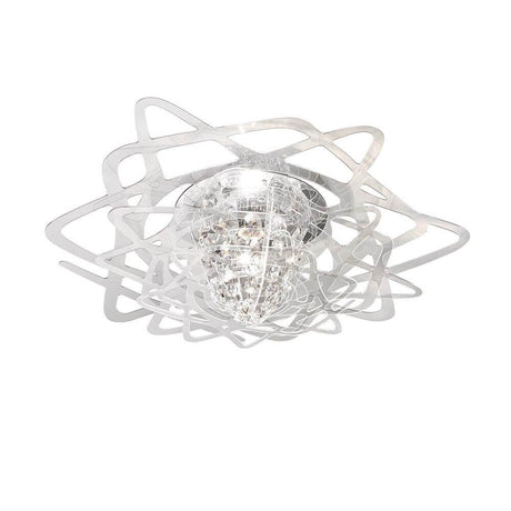 Slamp taklampa Aurora Mini Transparent med glittrande kristallkärna och elegant design.