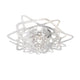 Slamp Deckenleuchte Aurora Mini Transparent mit glitzerndem Kristallkern und elegantem Design.