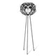 Slamp Dreibein-Stehlampe Flora in modernem Design mit dekorativem Leuchtenkopf, inspiriert von der Monstera Deliciosa.