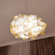 Slamp Hängelampe Drusa Goldfarben, Velvet im modernen Raum, zeigt elegante geometrische Form.