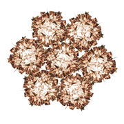 Slamp Veli 7 Copper pendant lamp in a modern design with contemporary glamour and elegant light.