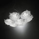 Slamp Hängelampe Veli 7 Opalweiss mit elegantem Design und weichem Licht, inspiriert von Haute Couture.