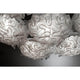 Slamp taklampe Veli 7 hvit med elegante og kurvede former, inspirert av haute couture.