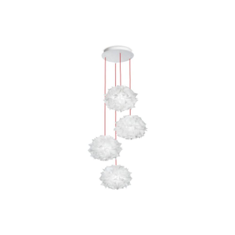 Lampa wisząca Slamp Veli Mini Quartet Couture 4-light