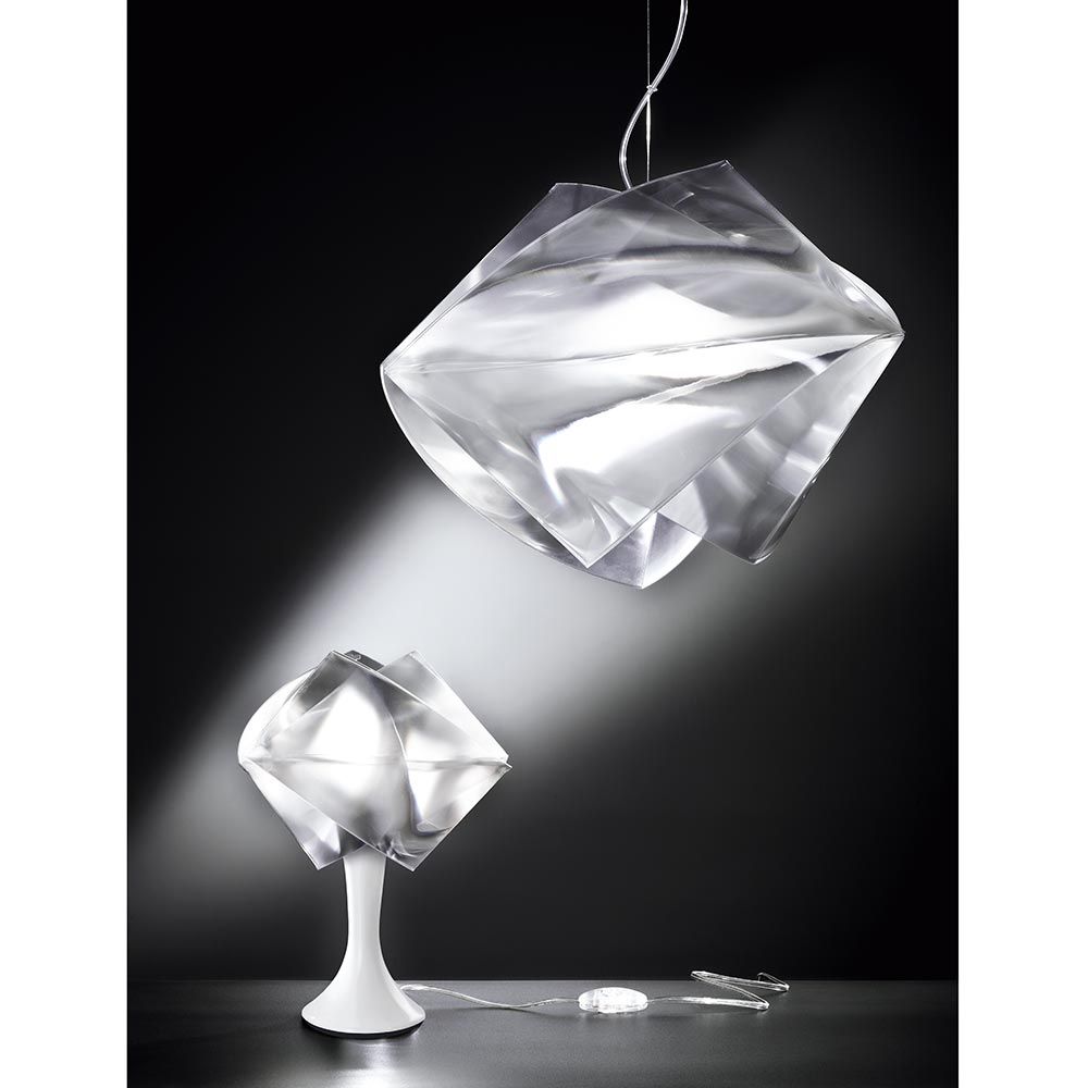 Slamp Hanging Light Gemmy Prisma Transparent