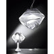 Slamp Hängeleuchte Gemmy Prisma Transparent in geometrischem Design mit faszinierenden Lichteffekten.
