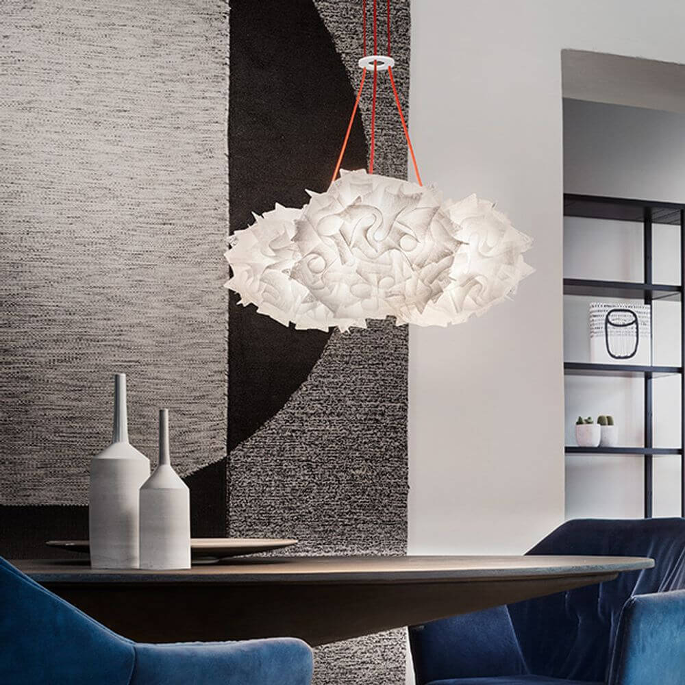 Slamp Hanging Lamp Veli Mini Trio Couture 3-Flame