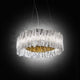 Slamp LED Hängelampe Accordeon Ø 57cm mit modernem Design und Technopolymerelementen.