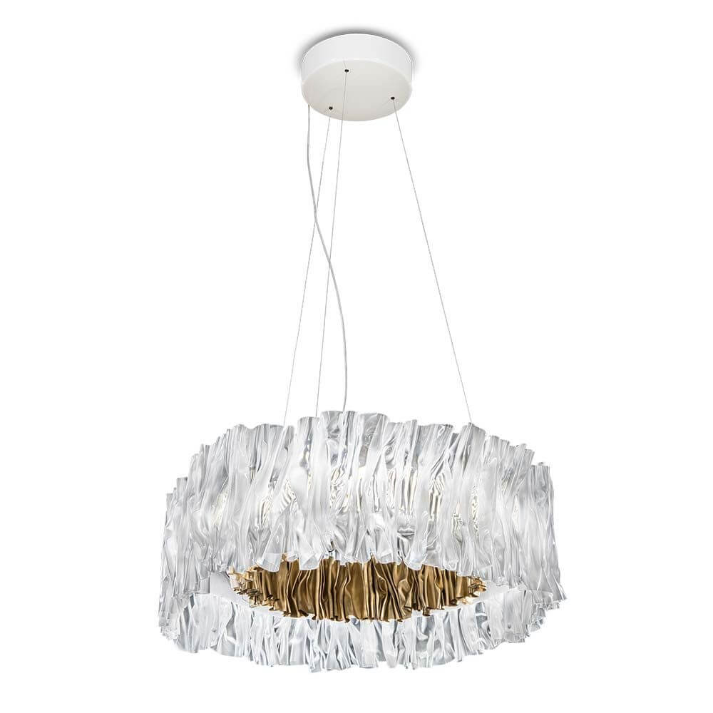 Slamp LED Hängelampe Accordeon Ø 57cm mit modernem Design und eleganten Akzenten.