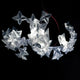 Slamp LED Hängelampe Hanami 2500lm 2700K Prisma, elegante Hängelampe mit blütenähnlichen Formen.