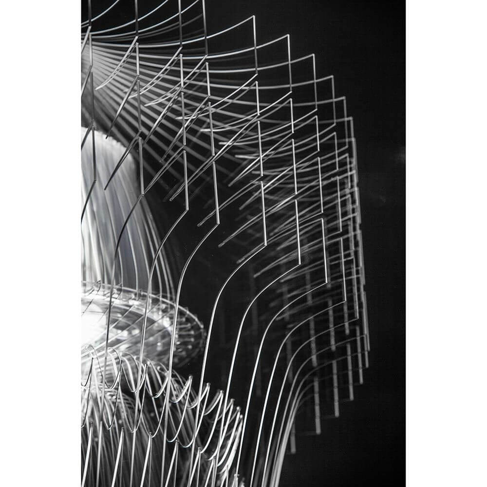 Slamp LED Hängeleuchte Aria Small 3500lm 2700K Transparent in elegantem Design und kreativer Form.