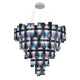 Slamp LED Hängeleuchte La Lollona 5 Ø 130cm mit bunten Zylindern in geometrischem Design.