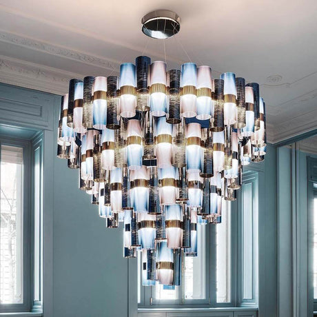 Slamp LED Hängeleuchte La Lollona 5 Ø 130cm in modernem Design und bunter Farbgestaltung.