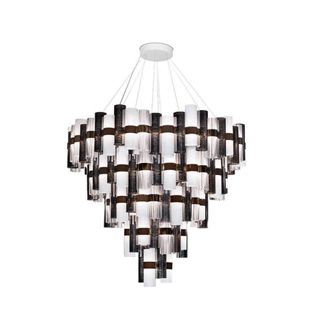 Slamp LED Hängeleuchte La Lollona 5 Ø 130cm - elegante Lampeninstallation mit vielen Zylindern in modernem Design.