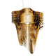 Slamp LED Pendelleuchte Aria Small 3500lm 2700K Gold moderne Lichtgestaltung in Metallic-Gold.