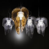 Slamp LED Pendelleuchte Aria Medium 3500lm 2700K Transparent