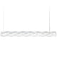 Slamp LED-Pendelleuchte Hugo aus Lentiflex-Kunststoff horizontal - moderne Pendellampe mit länglichem Diffusor