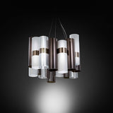 Slamp LED lampa wisząca La Lollo Medium 2500lm 2700K antracyt, biały