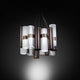 Slamp LED Pendelleuchte La Lollo Medium 2500lm 2700K Anthrazit, Weiß im eleganten Design mit geschwungenen Formen.