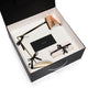 Slamp LED Schreibtischlampe Overlay & Montblanc Meisterstück Le Grand in eleganter Geschenkbox präsentiert.
